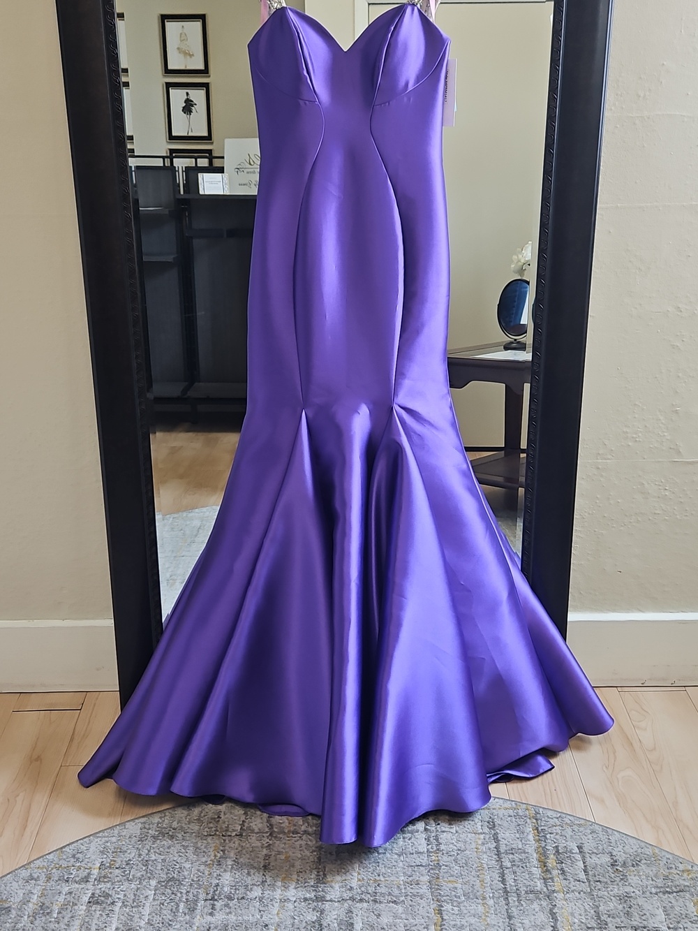 NWT size 2 mid tone purple prom/pageant/evening gown by Blush Prom NWT